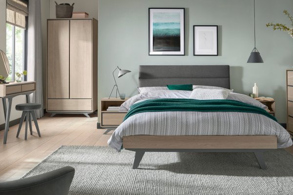 Brunel Scandi Oak Bedroom