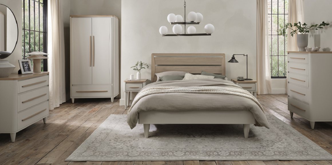 Larsen Scandi Oak & Soft Grey Bedroom