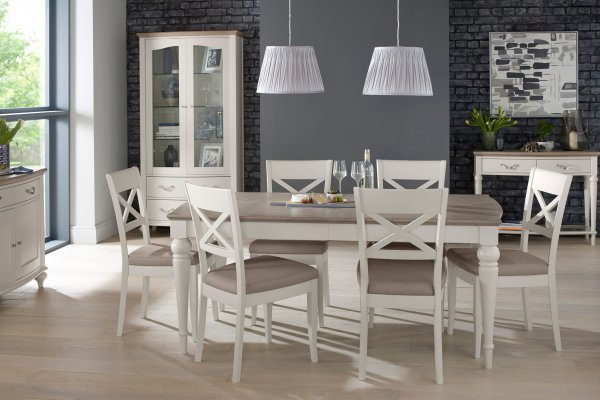 Montreux Grey Washed Oak & Soft Grey Dining