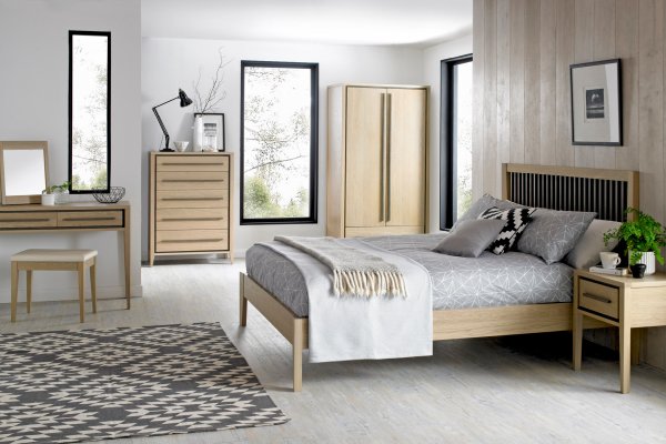 Rimini Aged Oak & Weathered Oak Bedroom