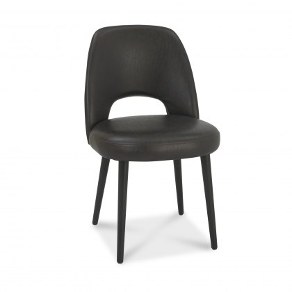 Vintage Peppercorn Upholstered Chair in Old West Vintage (Pair)