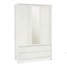 Atlanta White Triple Wardrobe