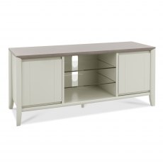 Bergen Grey Washed Oak & Soft Grey Media Unit