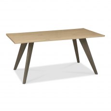 Cadell Aged Oak 6 Seater Dining Table