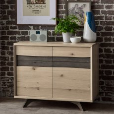 Cadell Aged Oak Narrow Sideboard