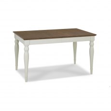 Hampstead Soft Grey & Walnut 4-6 Extension Table - Rectangular