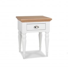 Hampstead Two Tone Lamp Table - Turned Leg