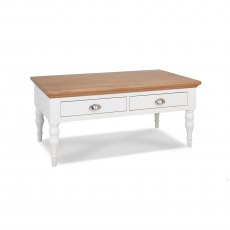 Hampstead Two Tone Coffee Table - Turned Leg