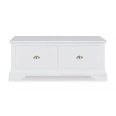 Hampstead White Blanket Box