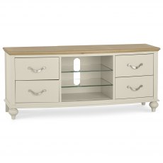 Montreux Pale Oak & Antique White Entertainment Unit