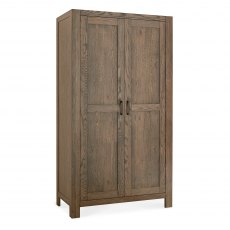 Turin Dark Oak Double Wardrobe