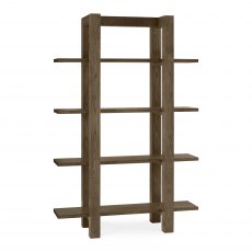 Turin Dark Oak Open Shelf Unit