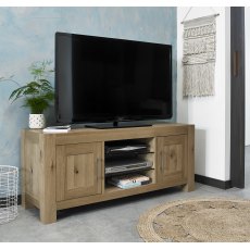 Turin Light Oak Entertainment Unit