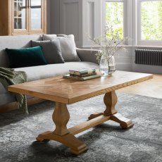 Belgrave Rustic Oak Coffee Table