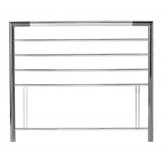 Urban Shiny Nickel & Black Nickel Headboard Double 135cm