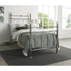 Krystal Shiny Nickel Bedstead Single 90cm