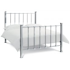 Madison Shiny Nickel Bedstead Double 135cm