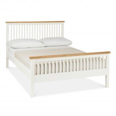 Atlanta Two Tone High Footend Bedstead Small Double 122cm