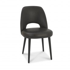 Vintage Peppercorn Upholstered Chair in Old West Vintage (Pair)