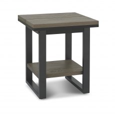 Tivoli Weathered Oak Lamp Table