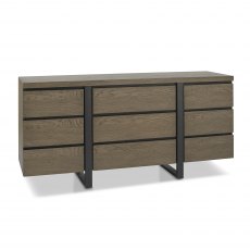 Tivoli Weathered Oak Wide Sideboard