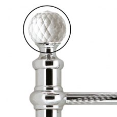 Krystal Antique Nickel replacement large finial (single)