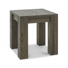 Logan Fumed Oak Lamp Table