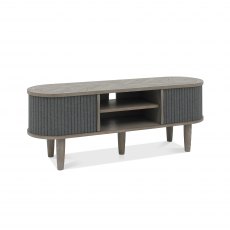 Monroe Silver Grey Media Unit