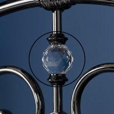 Elena Black Nickel replacement small finial (single)