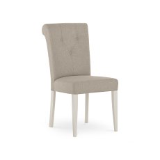 Montreux Soft Grey Uph Chair - Pebble Grey Fabric (Single) - Grade A2 - Ref #0176