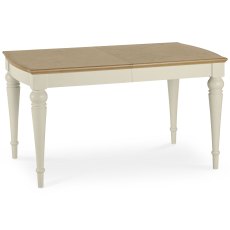 Montreux Pale Oak & Antique White 4-6 Extension Table - Grade A3 - Ref #0264