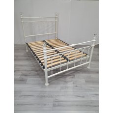 Krystal Antique White Bedstead Double 135cm