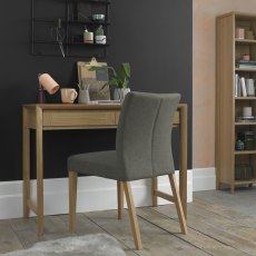 Bergen Oak Desk - Grade A2 - Ref #0464