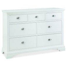 Hampstead White 3+4 Drawer Chest - Grade A2 - Ref #0532