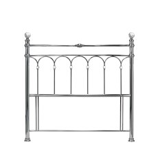 Krystal Antique Nickel Headboard King 150cm - Grade A3 - Ref #0567