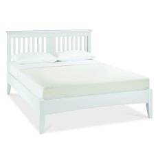 Hampstead White Bedstead King 150cm - Grade A2 - Ref #0675