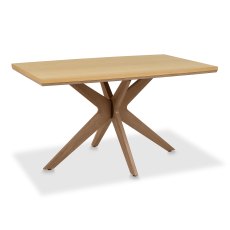 Kristen Oak & Light Weathered Oak 4 Seater Table