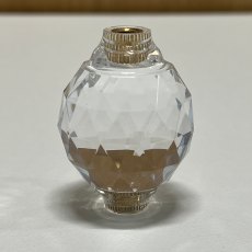 Krystal replacement small finial (single) with gold threaded insert