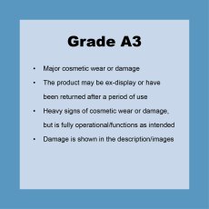 Bergen Oak Narrow Bookcase - Grade A3 - Ref #0372