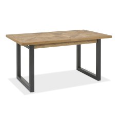 Indus Rustic Oak 4-6 Dining Table - Grade A2 - Ref #1104