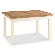 Provence Two Tone 4-6 Draw Leaf Extension Dining Table - Grade A3 - Ref #1121