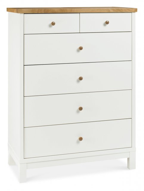 Atlanta Two Tone 4 2 Drawer Chest Bedroom Furniture Bentley