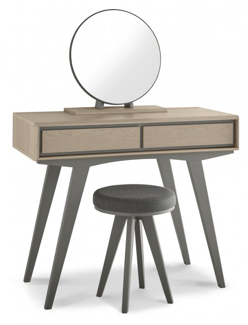 black and grey dressing table Stag Minstrel Dressing Table Painted Black/Grey