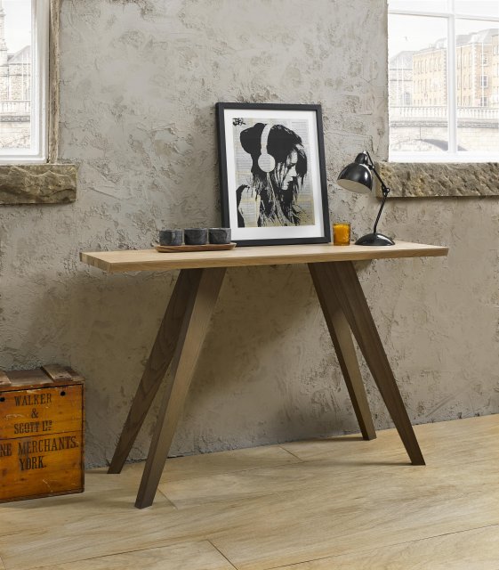 Premier Collection Cadell Aged Oak Console Table