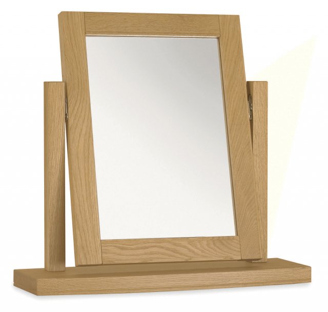 Premier Collection Hampstead Oak Vanity Mirror