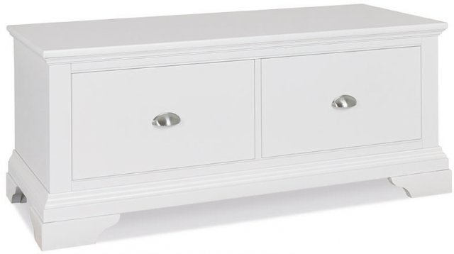 Premier Collection Hampstead White Blanket Box