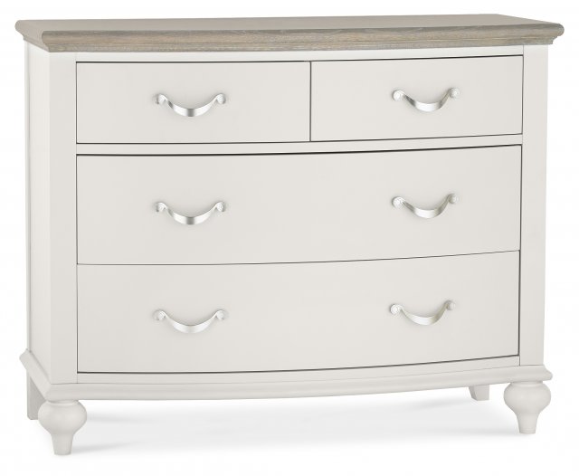 Premier Collection Montreux Grey Washed Oak & Soft Grey 2+2 Drawer Chest