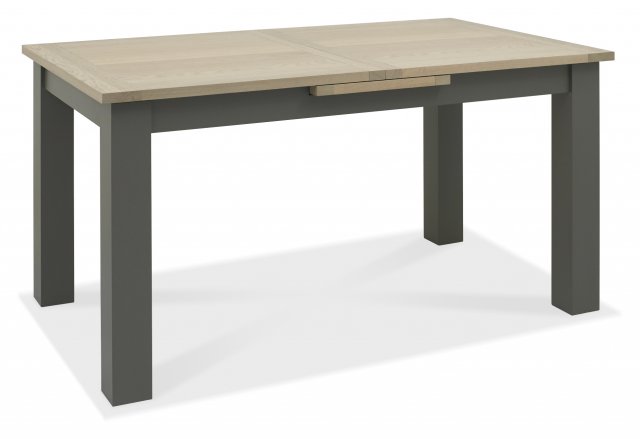 Premier Collection Oakham Dark Grey & Scandi Oak 4-6 Dining Table