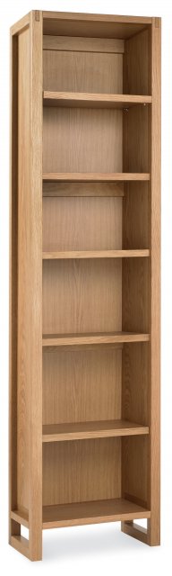Premier Collection Studio Oak Single Bookcase