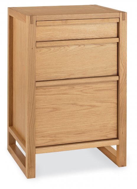 Premier Collection Studio Oak Filing Cabinet